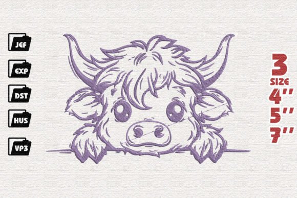 Baby Cow Peeking Embroidery Review for Craft Fair Success