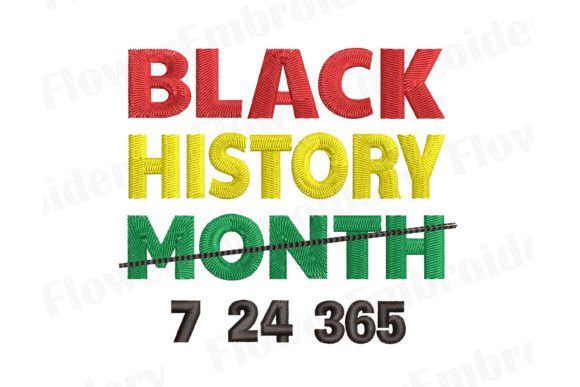 Black History Month Machine Embroidery Design Review