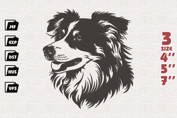 Collie Dog Embroidery Review for Seasonal Projects