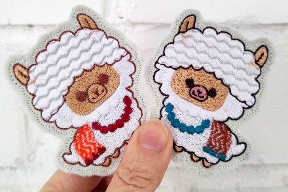 Cute Little Lamma Embroidery Design Review for Business Use