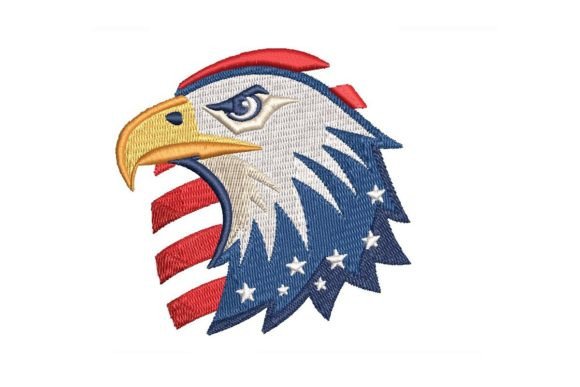 Eagle USA Embroidery Design: A Bold Statement for Boutique Sweatshirts