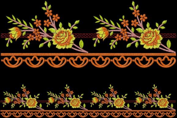 Floral Borders and Motifs Embroidery: A Seller’s Perspective