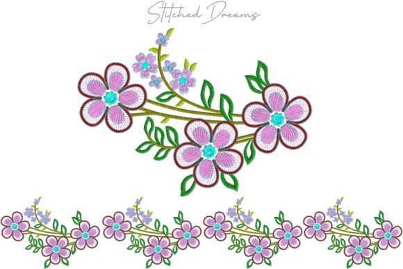 Floral Delight Embroidery Border Review