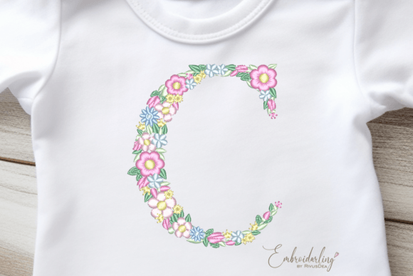 Floral Letter C Machine Embroidery Review for Real Projects