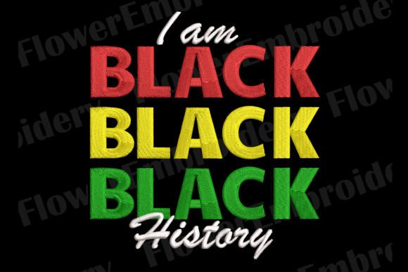 I Am Black History Machine Embroidery Review for Etsy Sellers