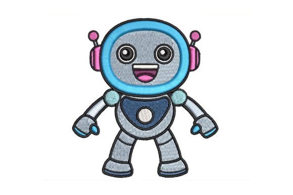 Joyful Robot Embroidery Design Review for Seasonal Creations