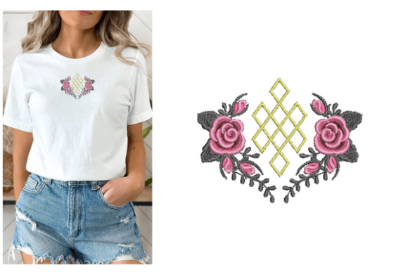 Lattice Pearl Rose Embroidery Designs: A Designer’s Perspective