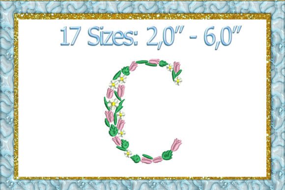Letter C Monogram Embroidery Review for Personalized Gift Products