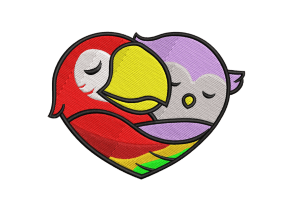 Lovebird Heart Embroidery Design Review for Seasonal Projects