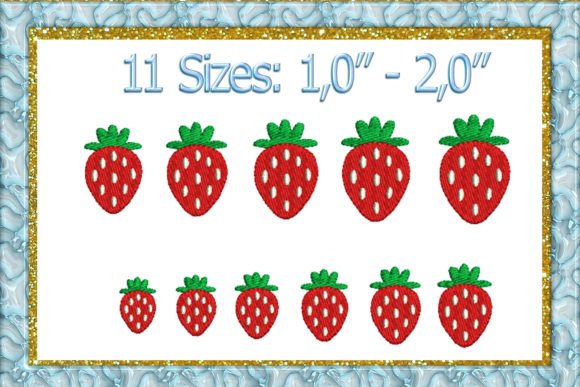 Mini Strawberry Machine Embroidery: A Cute, Versatile Addition