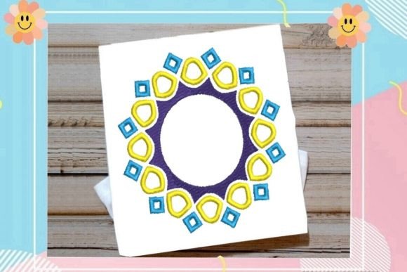 Moroccan Geometric Embroidery Delight 5: A Zellige-Inspired Design for Personalized Gifts