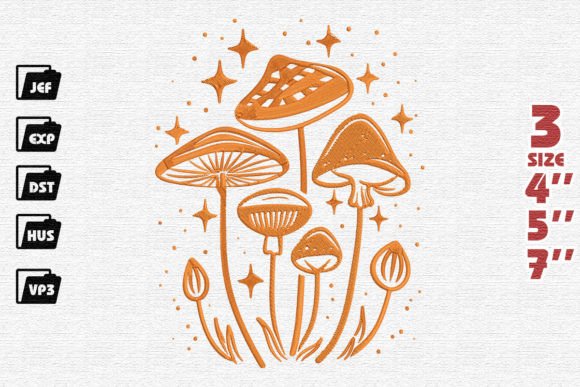Mushrooms and Stars Embroidery: A Review for Personalized Gift Creators