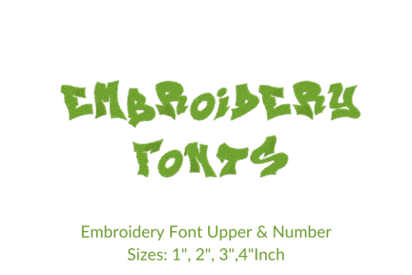 Next Ups Font Embroidery Design