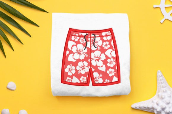 Swim Trunks Shorts Applique Embroidery: A Summer Staple for Personalized Gifts