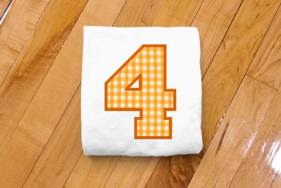 Varsity Number 4 Applique Embroidery: A Bold, Versatile Design for Craft Fairs
